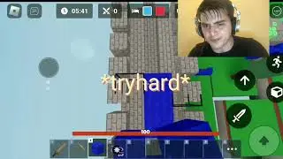 how to front telly bridge in roblox bedwars mobile  