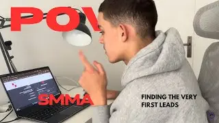 POV:  I Just Built My First SMMA Leads List. It’s Getting Real