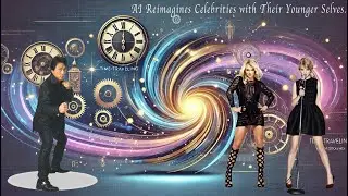 Time-Traveling Stars: AI Reimagines Celebrities with Their Younger Selves part 2.