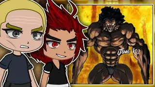 Baki React To Pickle [ Yujiro, Jack, Baki, Pickle ] | Gacha react