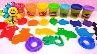 Learn Colors and Shapes for Kids with Play Doh | Educational Video for Kids