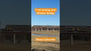 V set passing over Windsor Bridge #shorts #train #subscribe #railway #viral #australia #sydney