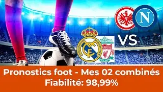 Pronostics foot - Mes 02 combinés du jour fiables