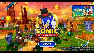 Sonic [SONIC SPEED SIMULATOR]