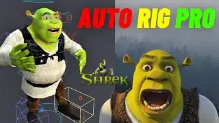 Rigging Animals : Rig Shrek with Auto Rig Pro | Blender Auto Rig | Auto Rig Pro Tutorials