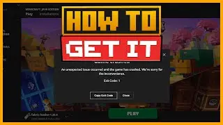 🟨 HOW TO FIX EXIT CODE 1 ERROR in MINECRAFT