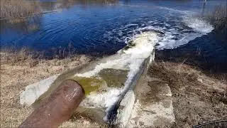 Река Тартас половодье весной 2024