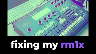 fixing things: YAMAHA RM1X (+retrobright fix)