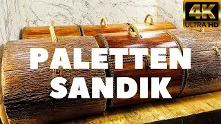 Paletten Sandık | Ağaç Kabuğu Sandık | Kütük Sandık