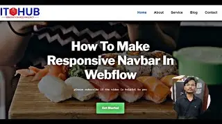 How to make responsive navbar in webflow (Hindi Audio)