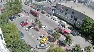 Explozie intr-un bloc din Bucuresti