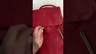 обзор рюкзак красивого красного цвета от Эйвон #покупки #обзор #распродажа