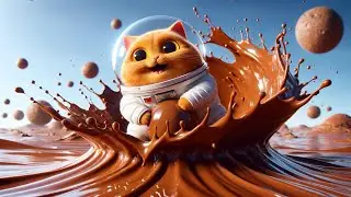Cat And Chocolate Planet  