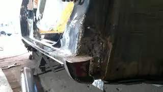 Volkswagen Jetta 2006 года выпуска. Замена порогов кузова.
