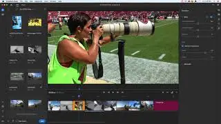 Rush  Video Editing  Part 2 Scaling, Cutting, Transitions, Credits