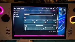 Rog ally custom fan curve - better fps counter and metrics - windows tuning - better performance
