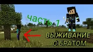 ЖЕСТКИЕ ВЫЖИВАНИЕ С БРАТОМ В МАЙНКРАФТ | ЧАСТЬ 1 | СИД