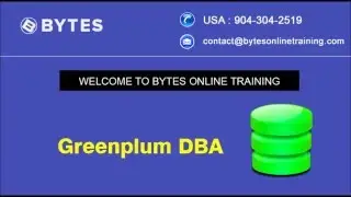 Greenplum DBA Online Training