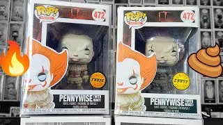 Comparison Fake Chase vs Real Chase, Pennywise 472 Funko Pop