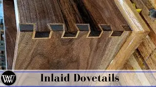 How to Cut Inlaid dovetails Live