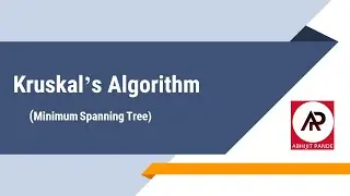 Kruskal's Algorithm | Minimum Spanning Tree | Greedy Approach | Data Structure