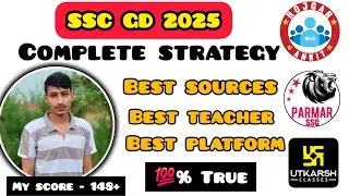 SSC GD 2025 Complete Strategy ❤️ (How to score maximum) Only 2 month Self Study Plan #sscgd #rwa