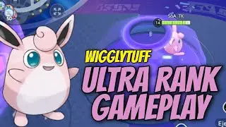 Wigglytuff Ultra Rank Gameplay With Best Support Items And Skills | Pokémon Unite |