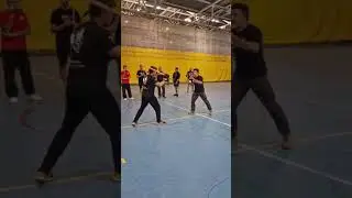 Entrenamiento de Eskrima de Combate desplazamientos y golpes.