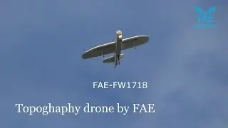 Land survey and topography drone