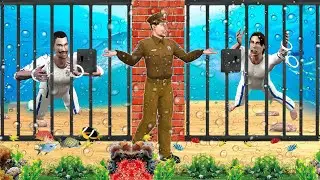 Underwater Jail Thief Escape Hindi Kahani Moral Stories Locked in Underwater Prison New Comedy Video