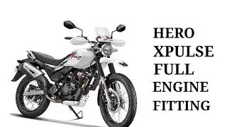 Hero Xpulse 200 full engine & Half Engine Fitting ! gearbox & timing chain fitting ! kasa kara