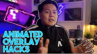 How To Make Easy  ANIMATED NEON Overlay For FREE - OBS Hacks