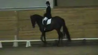 Kristy Black riding Oz