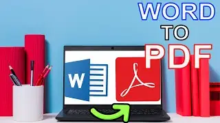 How To Convert Word To PDF - Full Guide | English | 1000 Clicks