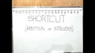 Addition of Integers Shortcut Method Bisaya Version, The Most Easy Way to Add Integers