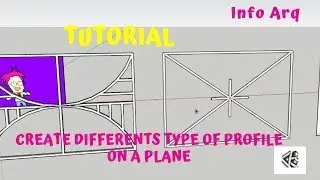 Create differents type of profile on a plane / 1001bit plugin SketchUp