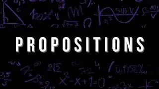 Discrete Mathematics - Propositions