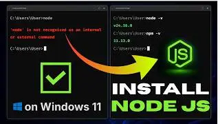 How to Install Node.js & npm on Windows 11 WITHOUT Errors (2026)