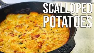 Easy Smoked Thanksgiving Side Dish - the Best Smoked Scalloped Potatoes on the Pit Boss!