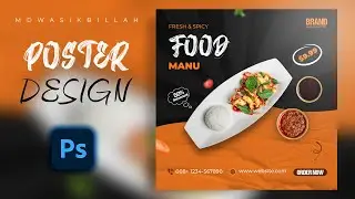 Photoshop Tutorial - Social Media Food Post Design - 2024