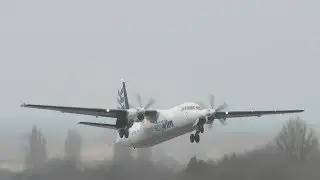 RARE Fokker 50 at BHX Fly VLM