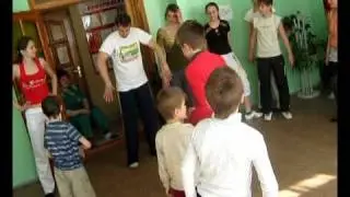 CAPOEIRA DE BRIANSK.Мастер-класс в приюте.27.03.2011