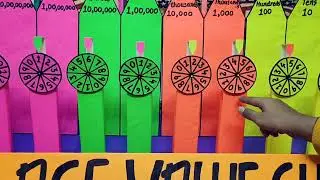 Place Value Chart Working Model😍😍😍 Maths Project for CJM School Exhibition Ambala Cantt...
