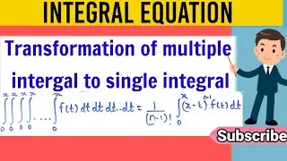 Multiple integral into single integral