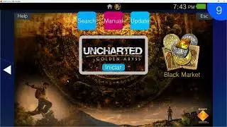 Vita3K v0.1.4 2508-73af263c | PCSA00029  [Uncharted: Golden Abyss™] Menu