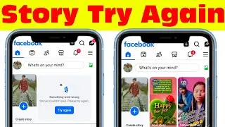Stories couldn't load. Please try again |  Something went wrong problem solved Facebook story