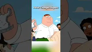 Peter changes diapers 