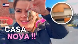 VOU ME MUDAR PARA UMA CASA NOVA!!/ Comprinhas, tour e vlog ✨🇺🇲