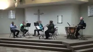 Koperkwintet Brasso & Jan Peter Teeuw;  Fanfare & Flourishes - James Curnow