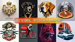 Como Criar LOGO usando Inteligência Artificial - Transformar Texto em Imagem AI - Redes Sociais